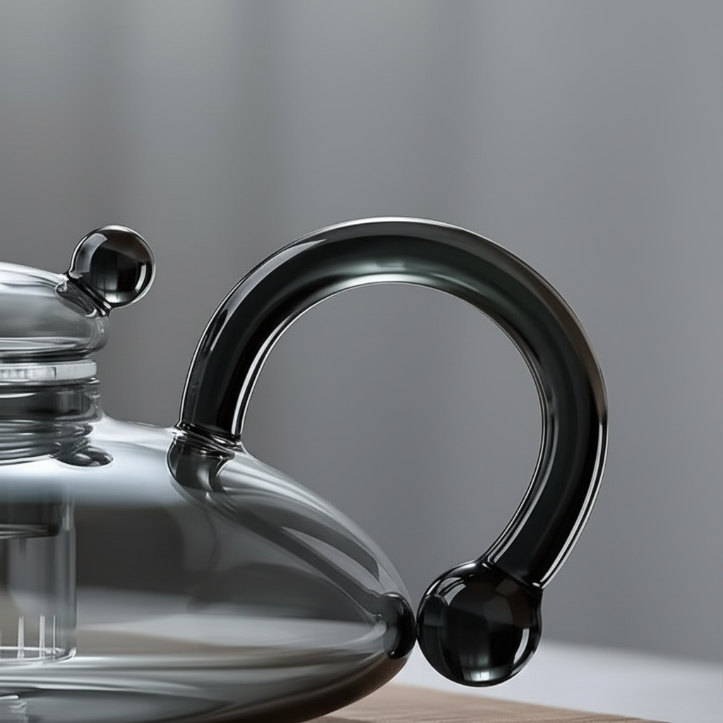 Dettaglio manico nero ergonomico